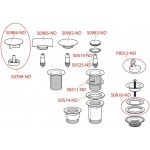 Клик-клак для умывальника Alcaplast A393-BL-01 Клик-клак для умывальника Alcaplast A393-BL-01